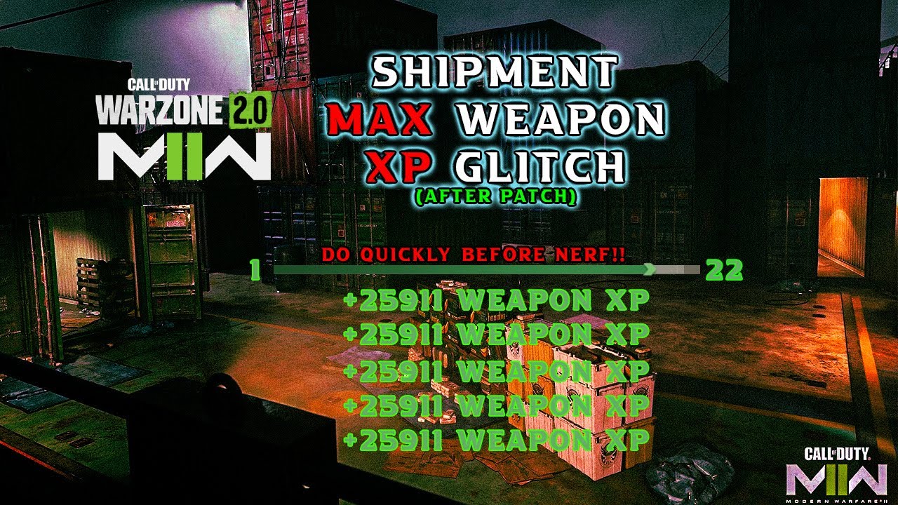 New Max Weapon Xp Exploit 25k Xp Per Game Youtube