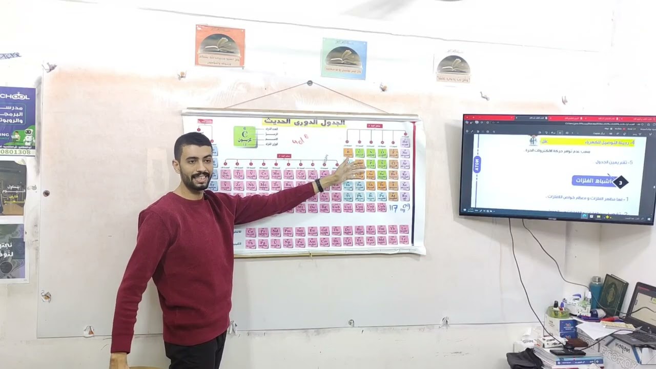 الفلزية و اللافلزية و الحامضية و القاعدية / الصف الثاني الثانوي 2026