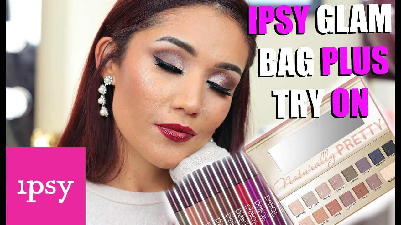 Trying On My IPSY GLAM BAG PLUS NOV  2018