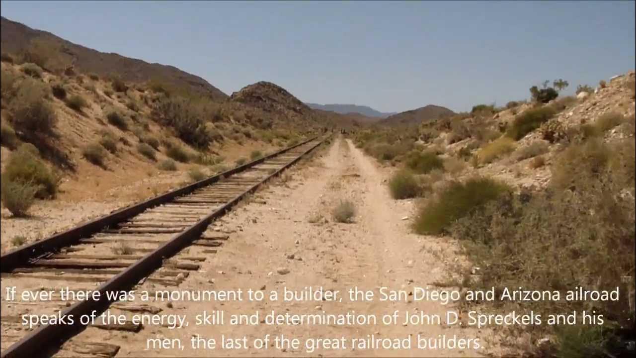 Dos Cabezas Siding Railroad in the AnzaBorrego Desert YouTube