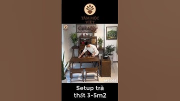 TRÀ THẤT 3–5m² TỐI GIẢN, ẤM CÚNG | tiếp khách–nghỉ ngơi –đọc sách trong vài mét vuông | Tâm Mộc Việt