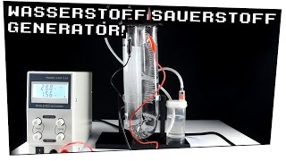 Wasserstoff/Sauerstoff Elektrolysegerät selber bauen! - TechTüftelt #01