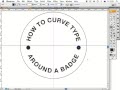 How to curve type around a badge using Adobe Illustrator CS3 - ArtworkExplained.com.au