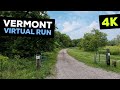 Virtual Trail Running Through Vermont&#39;s Hidden Gem | Exploring Poultney River Trail Loop