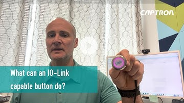 What can an IO-Link capable button do?