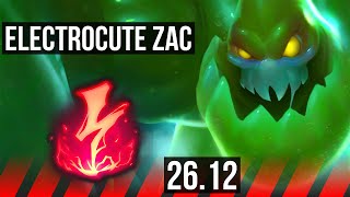 ZAC vs MORDEKAISER (TOP) | Electrocute | EUNE Master | 26.12