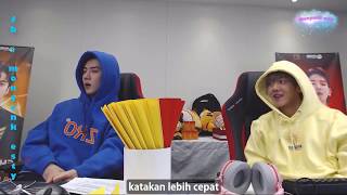 [ INDO SUB ] 181017 SM Super Idol League with EXO Sehun & Baekhyun Part 6