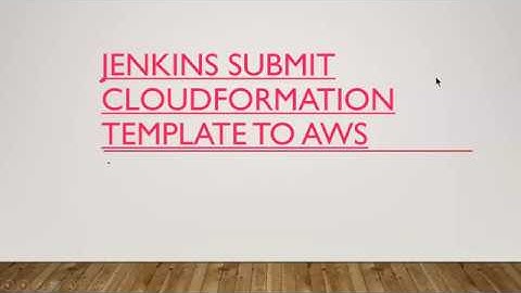 jenkins cloudformation