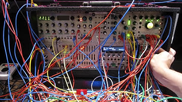 First patch with the Mutable Instruments Frames,Tides and Peaks modules (BoC Inspired)