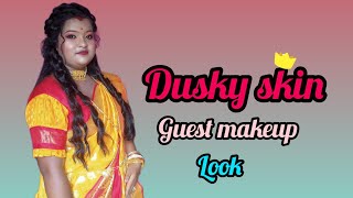 Dusky skin simple makeup||light makeup for all dusky skin toneduskyskinmakeup makeupartist