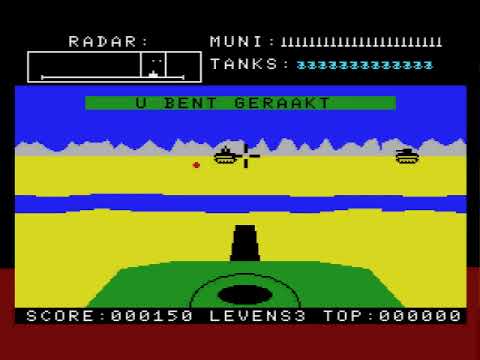 MSX Tank Attack (MSX Computing, 19??) short-gameplay no-comment