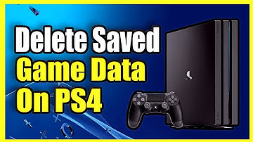 How to Delete Saved Game Data on Your PS4 (Playstation Tutorial)