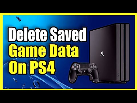How to Delete Saved Game Data on Your PS4 (Playstation Tutorial)