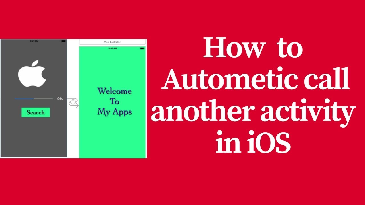 how to autometic call another viewController in ios (swift) - YouTube
