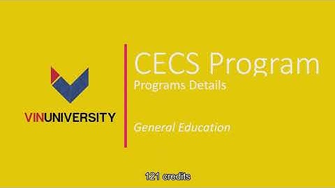 Video 1.1:  Your First Year Overview at VinUni (College of Engineering & Computer Science)