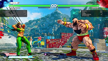 STREET FIGHTER V (BETA PHASE 3) Laura V-Trigger Cancel Combos