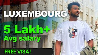 LUXEMBOURG Jobs For INDIANS 2024 | How To Apply Jobs From India | Luxembourg Jobs for Indians
