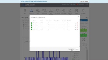 OneCloud Adding an Agent to a Call Queue