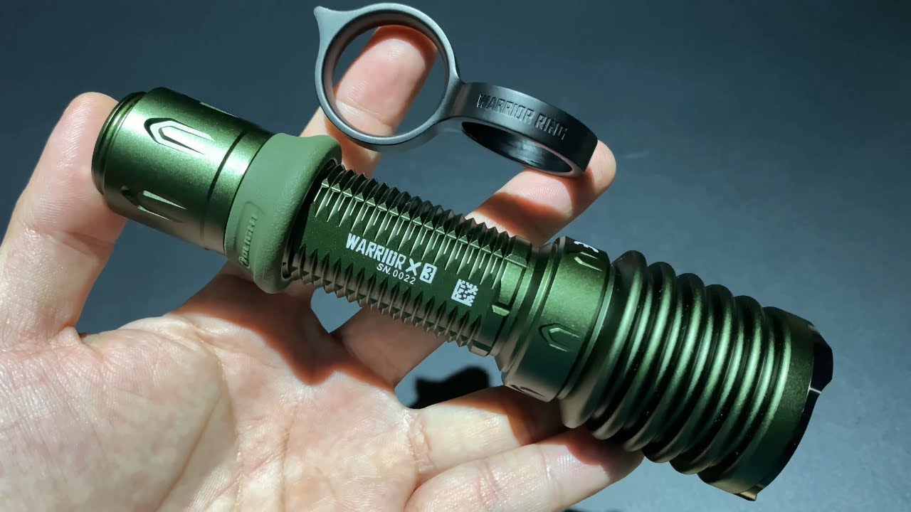 Olight Warrior X 3 Olive Drab Green เรียบง่ายแต่ได้ใจ - YouTube