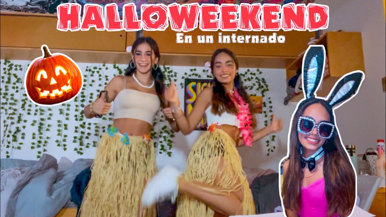 Vlog #9// HALLOWEEKEND!! (En un internado)