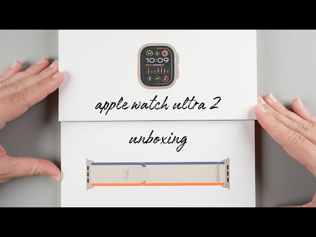 Apple Watch Ultra 2 Unboxing (49mm Titanium + Beige Trail Loop)