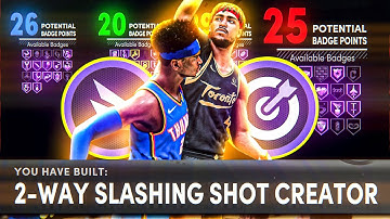 BEST 2-WAY SLASHING SHOT CREATOR BUILD in NBA 2K21! 69+ BADGE UPGRADES! RARE DEMIGOD BUILD! NEXT-GEN