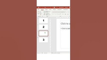 Menggunakan Slide Baru atau New Slide di Home #powerpoint
