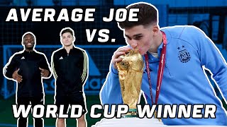 Can ESPN FC's average Joe take on World Cup winner Julian Alvarez? 🏆