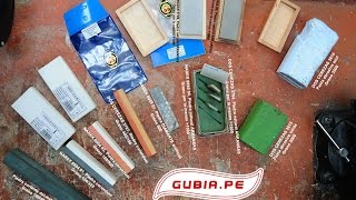 Comparacion Piedras Basicas De Afilar Formones, Cuchillos, Gubias