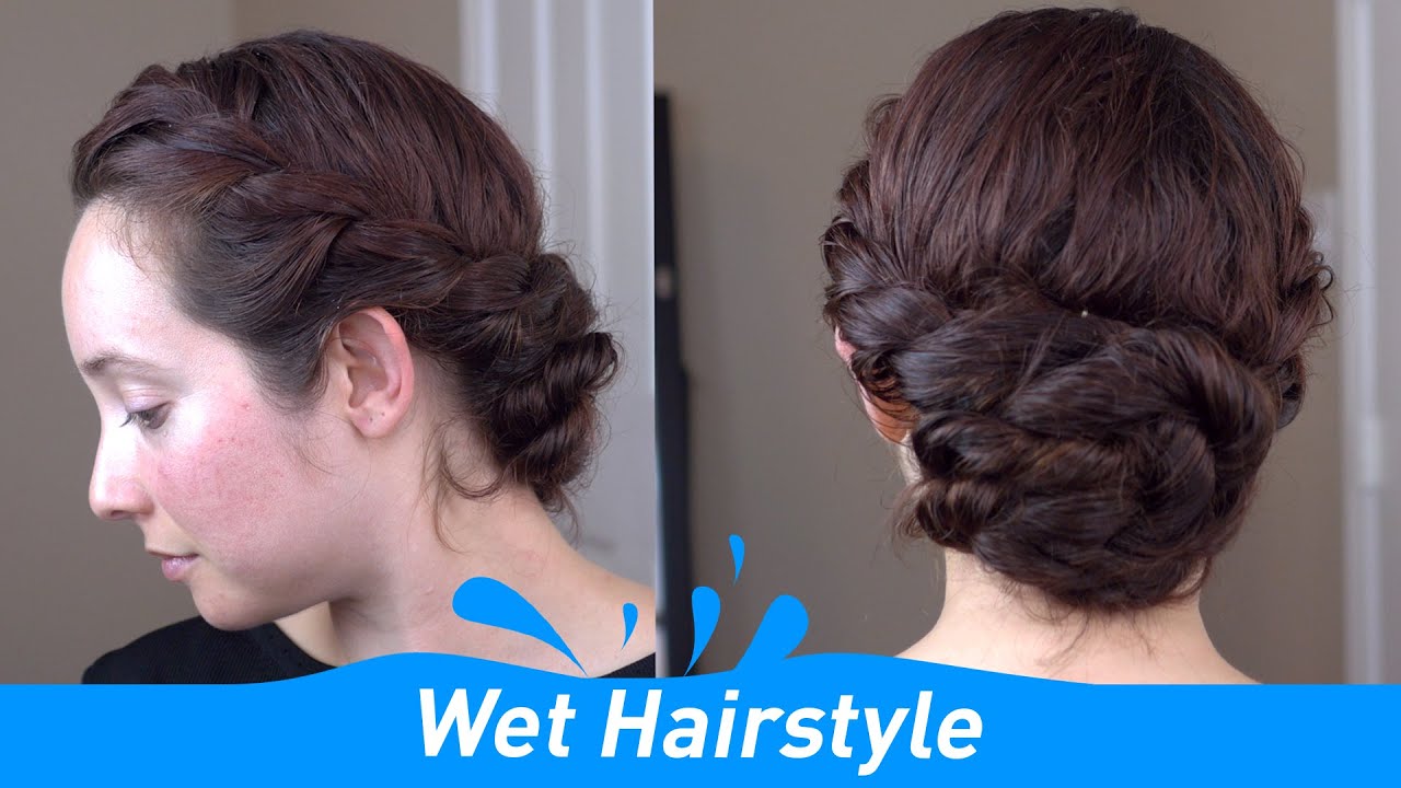 Quick Hairstyle For Wet Hair Younfolded