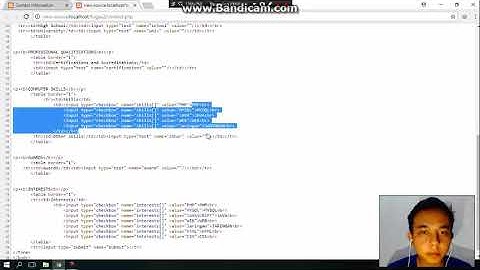 Membuat Form CV menggunakan PHP