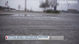 City of Abilene prepares for winter weather