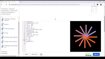 Challenge Rotation Khan Academy