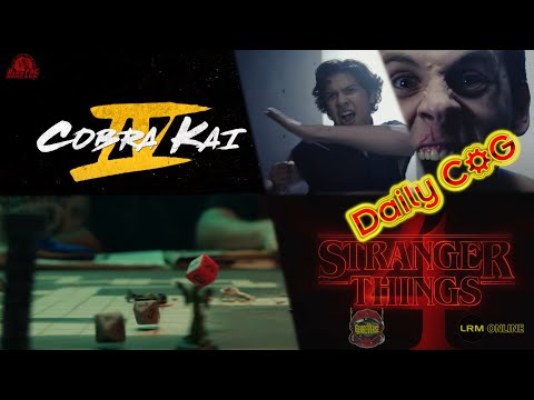 Netflix Not Out! Cobra Kai Season 4 & Stranger Things 4 Trailer Reactions | Daily COG