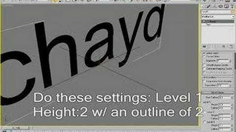 3dsMax 9 Beveling Both Sides