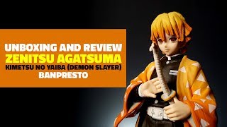 Banpresto - Zenitsu Agatsuma from Kimetsu No Yaiba (Demon Slayer)  Figure | UNBOXING and REVIEW