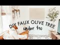 EASY DIY FAUX OLIVE TREE UNDER $30