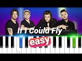 One Direction - If I Could Fly | 100% EASY PIANO TUTORIAL