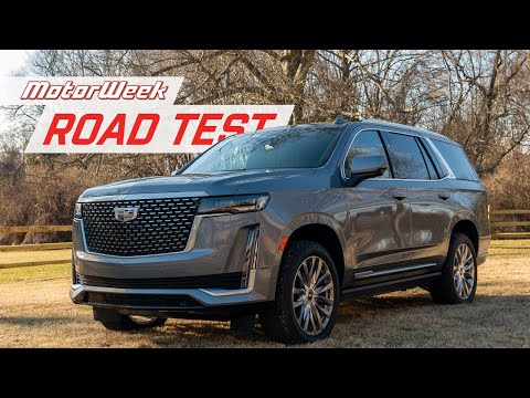 The 2021 Cadillac Escalade Is More Than Just An Upscale Tahoe MotorWeek Road Test