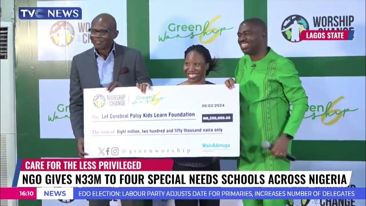 NGO Gives N33M To Four Special Needs Schools Across Nigeria