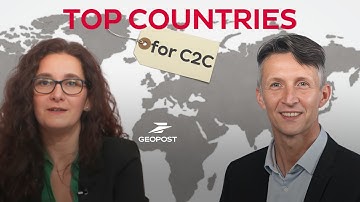 Which countries top the charts in C2C e-commerce?