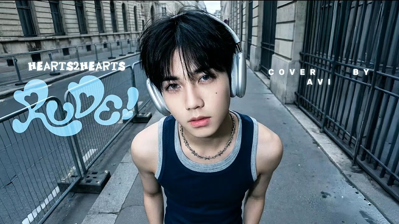 Hearts2Hearts (하츠투하츠) 'RUDE!' (Male Cover) | (Video Lyric)