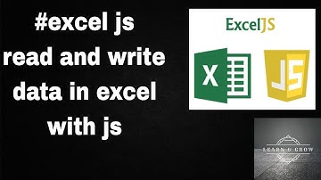 working with JavaScript excel read data exceljs #javascript #xlsx #automation #excel #exceljs #json