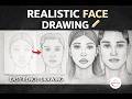 Male vs Female Face Drawing Secrets 😮 | What Beginners Get Wrong! #sketching #drawing #khushiartiva
