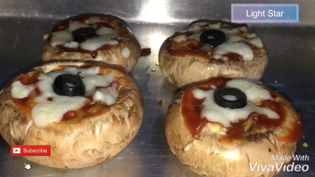 فطر محشي بالفرن في 10 دقائق بس كيتو