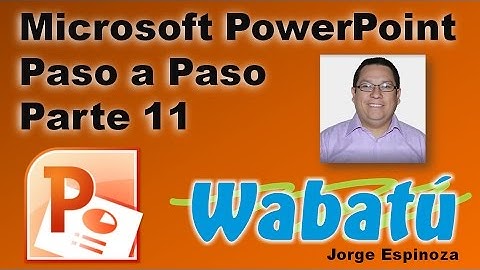 PowerPoint 2007 Paso a Paso Parte 11 - Trabajando con textos y parrafos