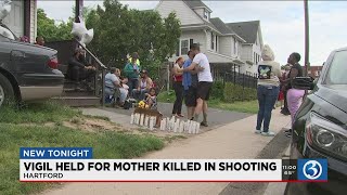 VIDEO: Family holds vigil for mother killed in drive-by shooting in Hartford