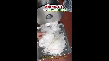 Cách thái nộm cây chuối cực nhanh lại mỏng đều bằng máy bào nộm thân cây chuối