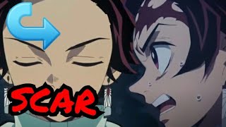 Why does Tanjiro Scar Change?