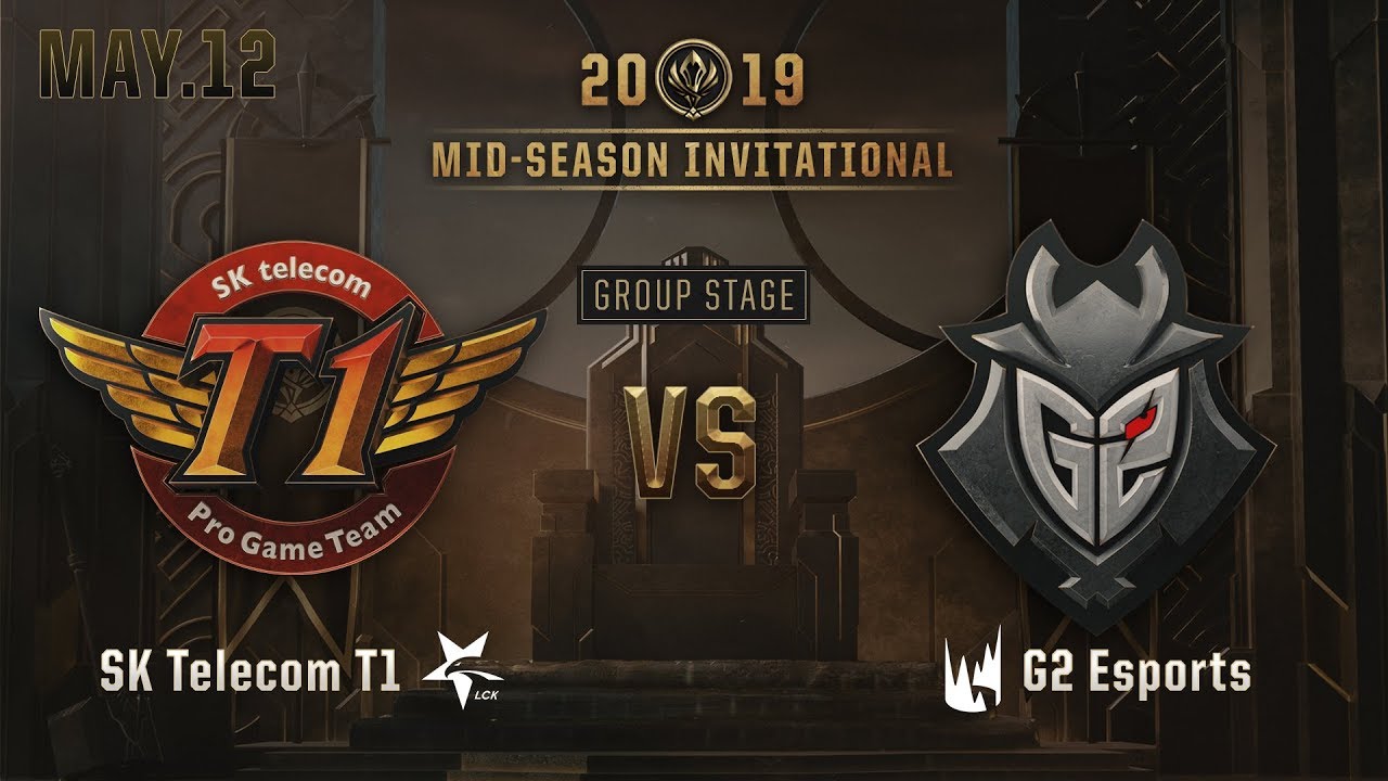 SK Telecom T1 vs G2 Esports (MSI GROUP STAGE 하이라이트/19.05.12)[2019 MSI]